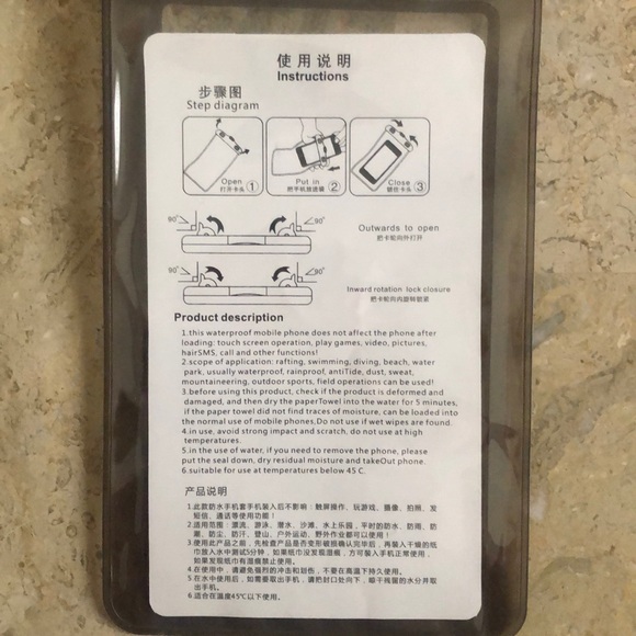 Waterproof 💦 Phone Valuables Case - Picture 4 of 4